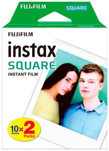 Картридж для моментальной фотографии Fujifilm Instax Square, 20 шт, белый