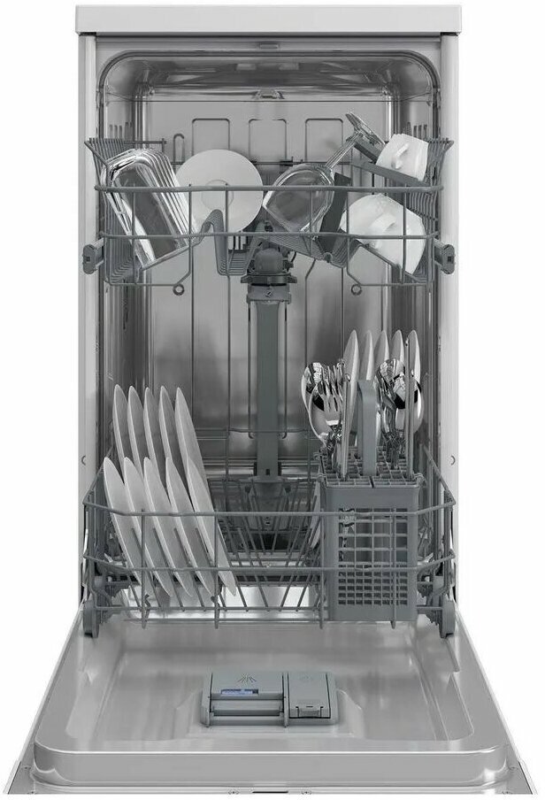 Посудомоечная машина 45см HOTPOINT-ARISTON HFS 1C57 белый (диспл, инвертор) - фотография № 4