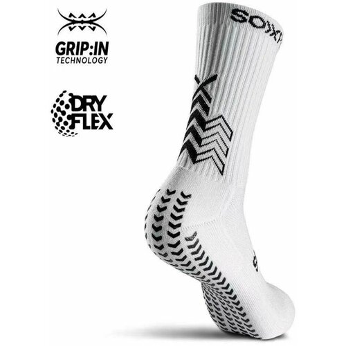 Носки , размер 39-45, белый противоскользящие футбольные носки противоскользящие спортивные носки для футбола баскетбола хоккея