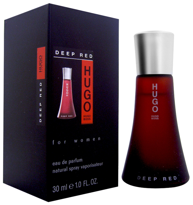 hugo boss dark red