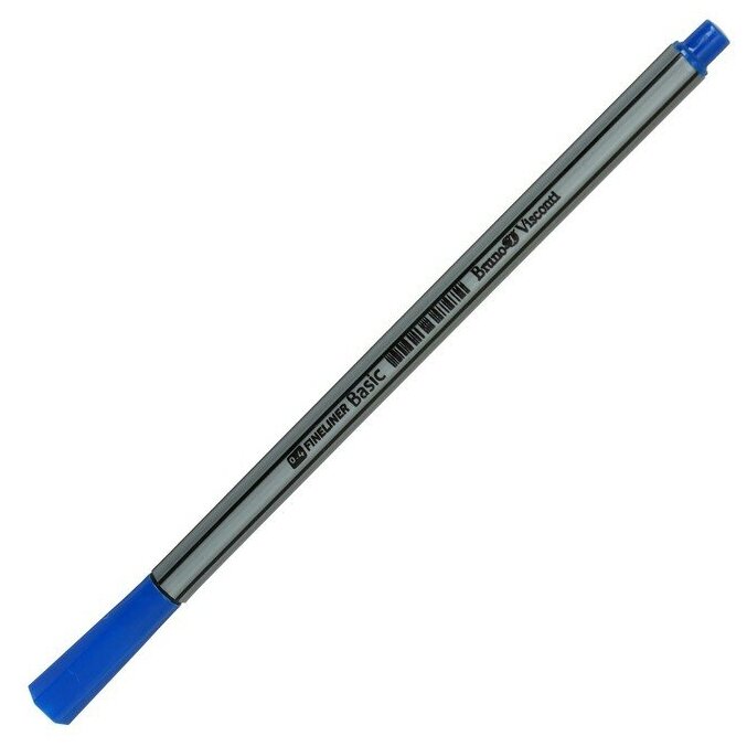 Ручка капиллярная Basic FINELINER, узел 0.4 мм, стержень синий