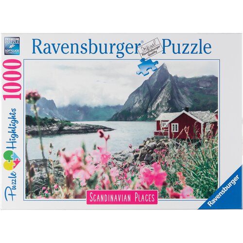 Ravensburger 16740 Пазл Рейне, Лофотенские острова, Норвегия, 1000 шт. пазл ravensburger 1000 деталей красивые острова стратовулкан бромо индонезия