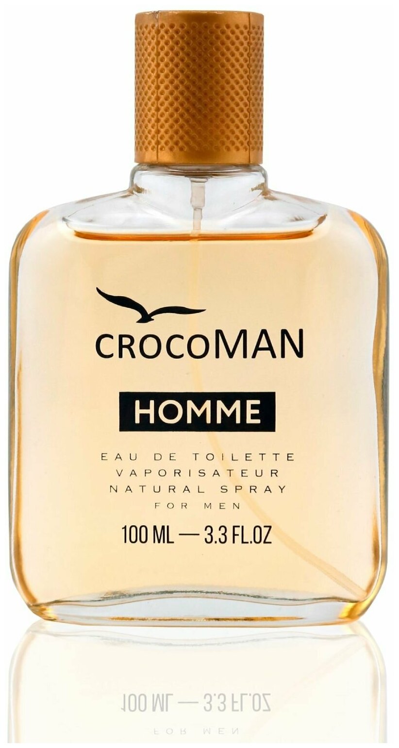 Туалетная вода мужская 100 мл, CrocoMAN Homme