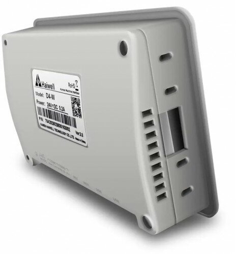 D4 Панель оператора HMI Haiwell 24В 43 дюйма HD 800х480 | 1 RS232 1 RS485 | Modbus RTU/TCP MQTT