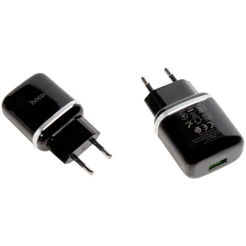 Зарядное устройство HOCO N3 Special QC3.0, 18W, один порт USB, 5V, 3.0A, черный зарядное устройство hoco n3 special qc3 0 18w один порт usb 5v 3 0a белый