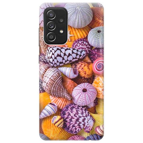 фото Re:pa чехол - накладка artcolor для samsung galaxy a52 с принтом "разноцветные ракушки"