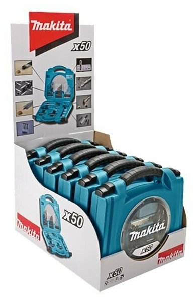 фото Набор насадок Circle series 50 шт. 6 шт. наборов в упаковке Makita D-42014-6