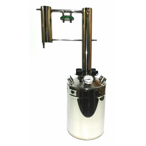 Дистиллятор фланцевый с вертикальной царгой с банкой сухопарником улучшенный 50 литров 1370000₽