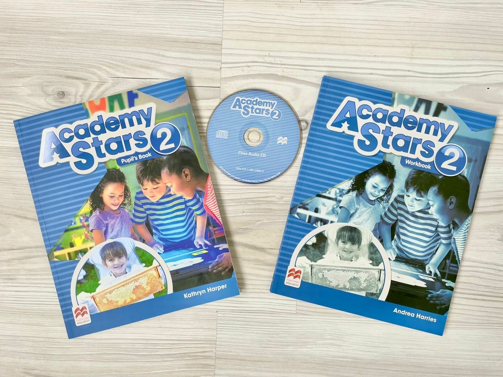 Комплект Academy Stars Level 2, Pupil's Book+Workbook+CD