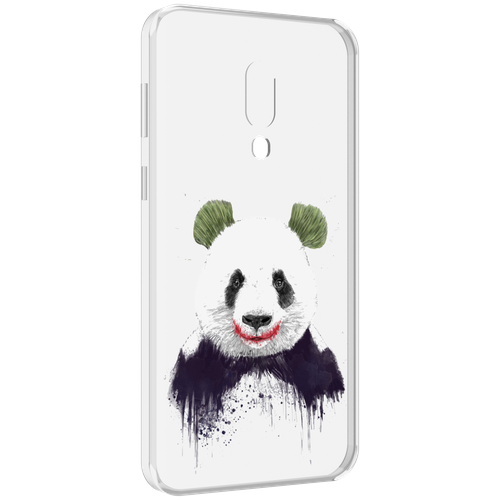 Чехол MyPads панда джокер для Meizu 16 Plus / 16th Plus задняя-панель-накладка-бампер