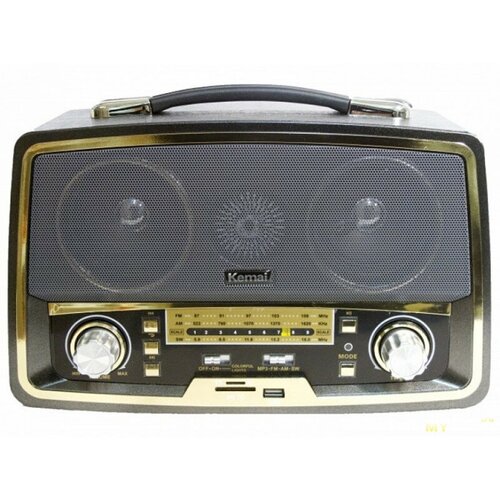 Ретро радиоприемник Kemai MD-1701BT FM Bluetooth USB SD с аккумулятором 390000₽