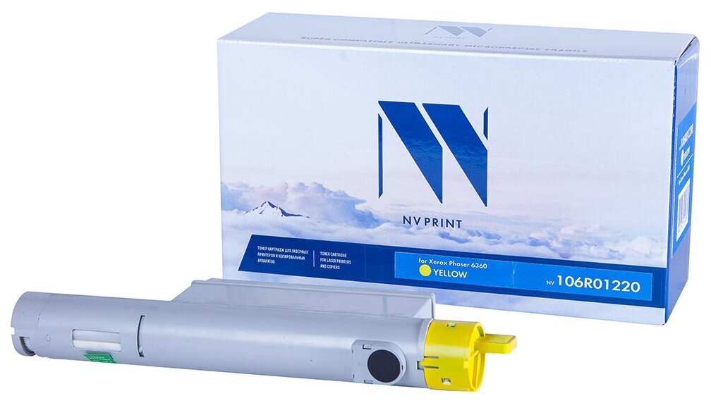 Картридж NVP совместимый NV-106R01220 Yellow для Xerox Phaser 6360 (12000k)