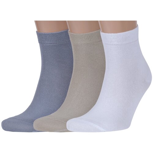 Комплект из 3 пар мужских носков Брестские (БЧК) микс 5, размер 29 (44-45)