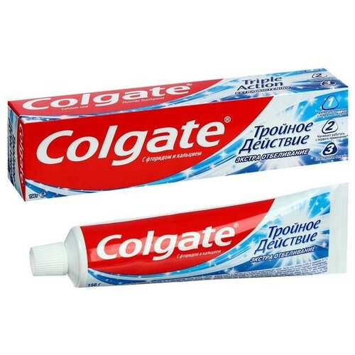 Colgate Зубная паста Colgate «Тройное действие», экстра отбеливание, 100 мл