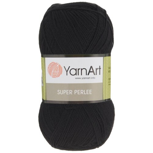 Пряжа для вязания YarnArt Super Perlee, цвет: черный (30), 400 м, 100 г, 5 шт