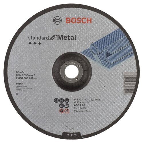 Круг отрезной по металлу Standard (230x3х22.2 мм) Bosch 2608603162 15593759