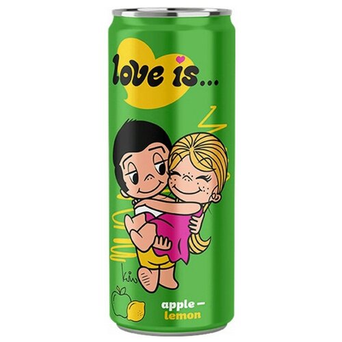 Газированный напиток Love Is яблоко-лимон, 330 мл