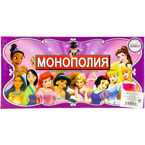 Настольная игра «Монополия: Принцессы Диснея» настольная игра монополия детская человек паук принцессы