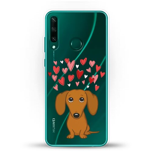 фото Силиконовый чехол любимая такса на huawei y6p andy & paul