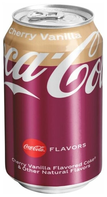 Газированный напиток Coca-Cola Cherry Vanilla со вкусом вишни и ванили (США), 355 мл (6 шт) - фотография № 2