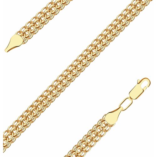 фото Золотой браслет плетение питон berger бпитон-0,5а, размер 20 diamant-online