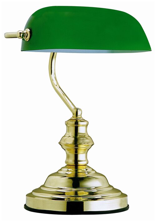 Лампа декоративная Globo Lighting ANTIQUE 2491, E27, 60 Вт, зеленый
