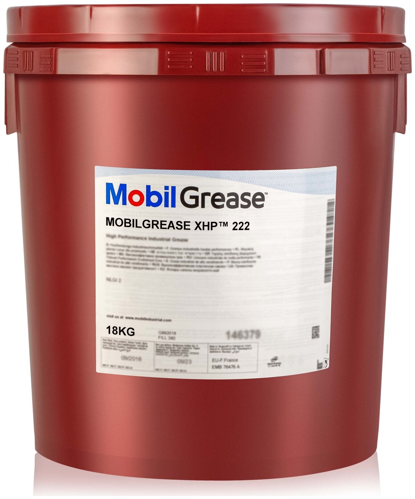 mobil 146379 mobilgrease xhp 222 18kg, 1 шт