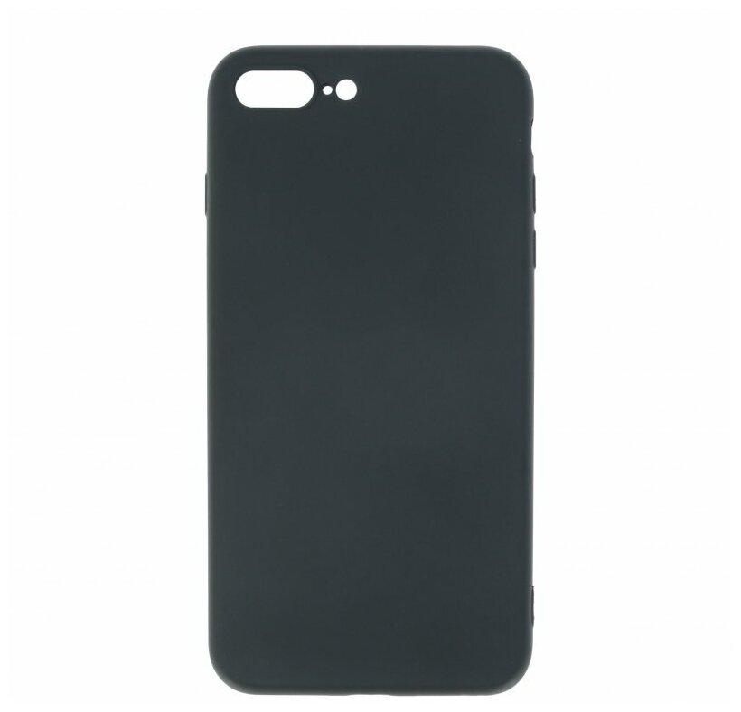 Силиконовый чехол Silicone Case для Apple iPhone 7 Plus / iPhone 8 Plus, темно-серый