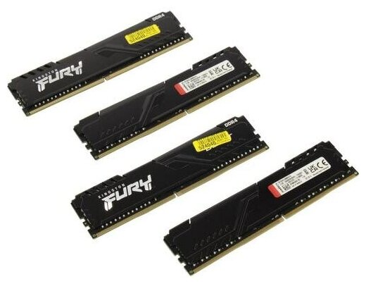 Модуль памяти DIMM DDR4 16Gb 2666Mhz  Kingston FURY Beast (KF426C16BBK4/16)