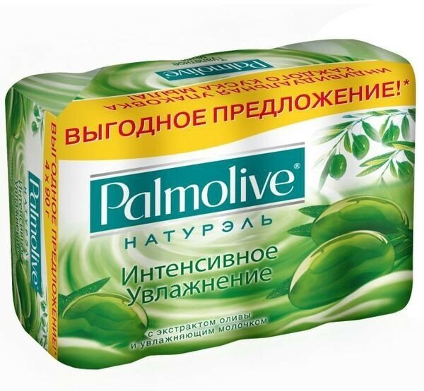 Мыло Palmolive С экстрактами молока и оливы Интенсивное увлажнение, 4х90 гр - фото №11