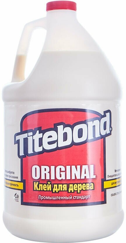 Клей для дереву Titebond Original столярный 3.785 л TB5066 - фотография № 1