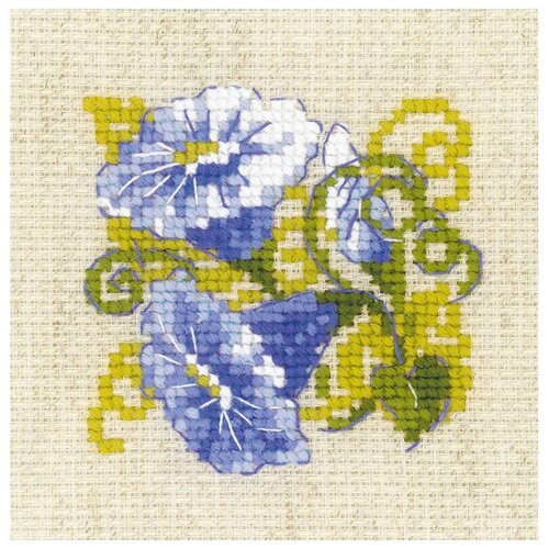 фото Риолис набор для вышивания крестом вьюнок 13 x 13 см (1842)