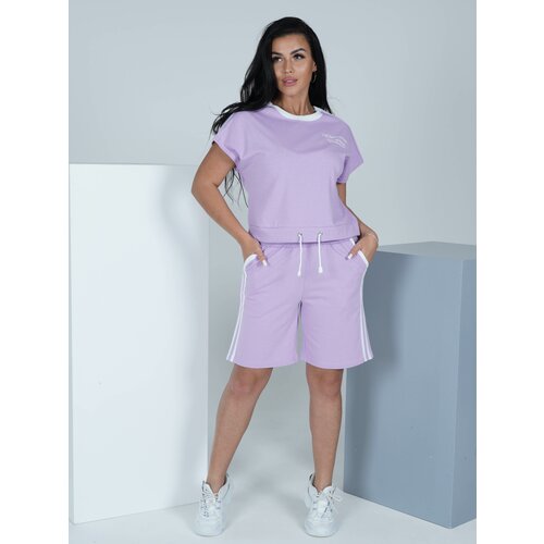 фото Костюм lovetex.store, размер 44, фиолетовый