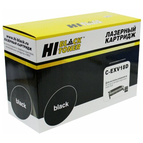 Драм-юнит Hi-Black (HB-C-EXV18D) для Canon iR 1018/1020, 21K фотобарабан hi black drum unit dr 2335 черный для лазерного принтера совместимый