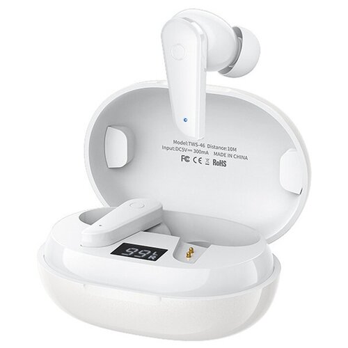 Наушники внутриканальные Remax TWS-46 ANC Bluetooth TWS цвет белый 199600₽