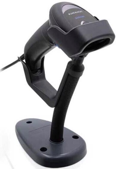 Сканер штрикода Datalogic QuickScan QD2590, Kit, 2D Mpixel Imager, USB/RS-232/Wedge Multi-Interface, Black (Kit includes Scanner, USB Cable 90A052258 and Stand STD-AUTFLX-QD25-BK) (QD2590-BKK1S) - фото №1