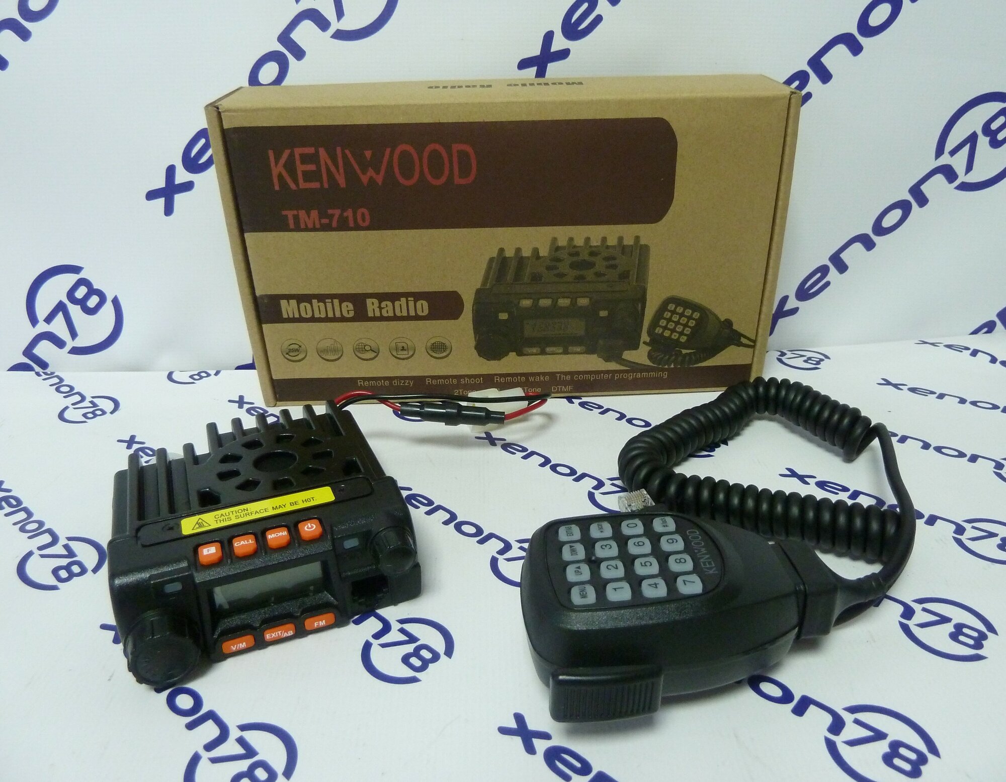 Автомобильная рация Kenwood TM-710 Dual Band (136-174/400-480МГц 12В) - 1 