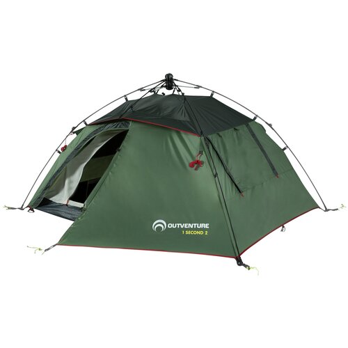 Палатка двухместная OUTVENTURE 1 Second 2 Tent (2019), темно-зеленый