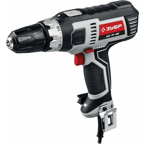 Дрель-шуруповерт сетевая 400 Вт 750 обмин ЗУБР ДШ-М1-400 380700₽