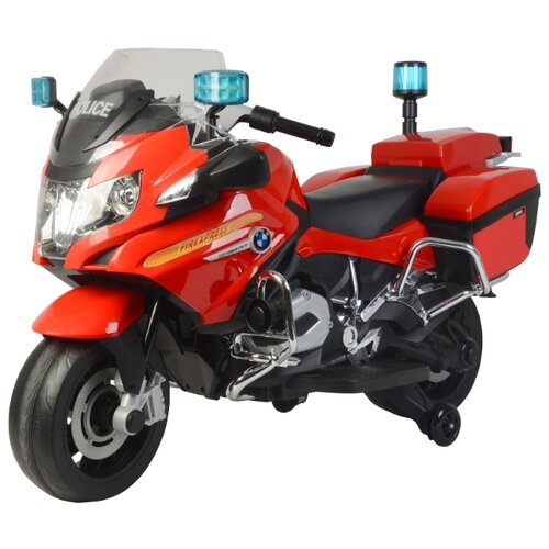 фото Мотоцикл на аккумуляторе chi lok bo toys bmw 212, с маячком, красный