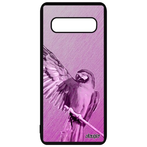 фото Чехол на мобильный samsung galaxy s10, "попугай" какаду птица utaupia