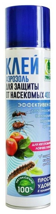 Грин бэлт Клей аэрозоль для защиты от насекомых (для изготовления ловчих поясов) 400 мл