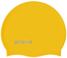 Шапочка для плавания ATEMI SC307, желтый