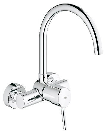 Смеситель для кухни однорычажный, хром, Grohe Concetto 32667001