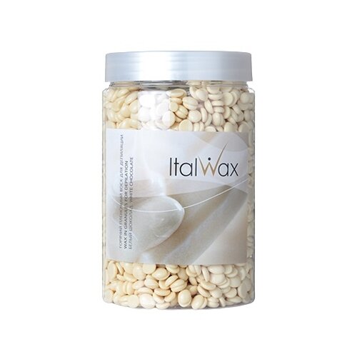 Italwax, Воск горячий (пленочный) Белый шоколад, гранулы, 500 г