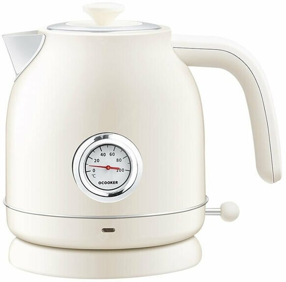 Чайник Xiaomi Qcooker Retro Electric Kettle с датчиком температуры White