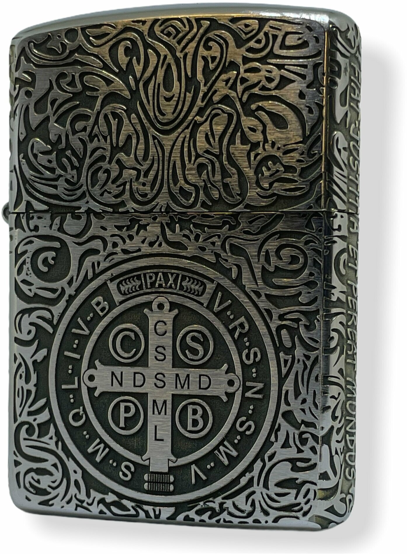 Зажигалка бензиновая Zippo(Armor) Constantine Custom Хром с глубокой объемной гравировкой