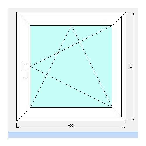 ПВХ окна ш900*в900