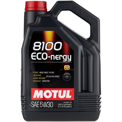 фото Синтетическое моторное масло motul 8100 eco-nergy 5w30 5 л