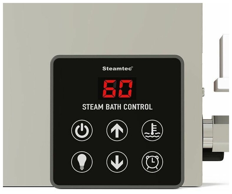 Парогенератор для хамама Steamtec TOLO-60-KEY (6 Квт), 220В (объем парной 5-7 м3) - фотография № 7